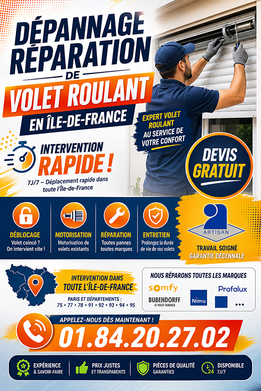 Reparateur Volet Roulant Beauchamp 95250
